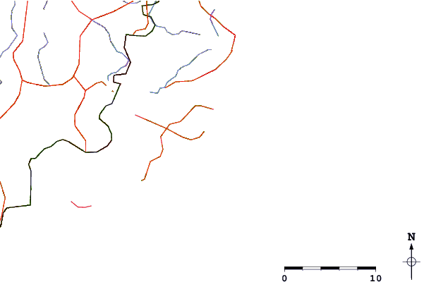 Carreteras y ríos cerca de Copacobana Point