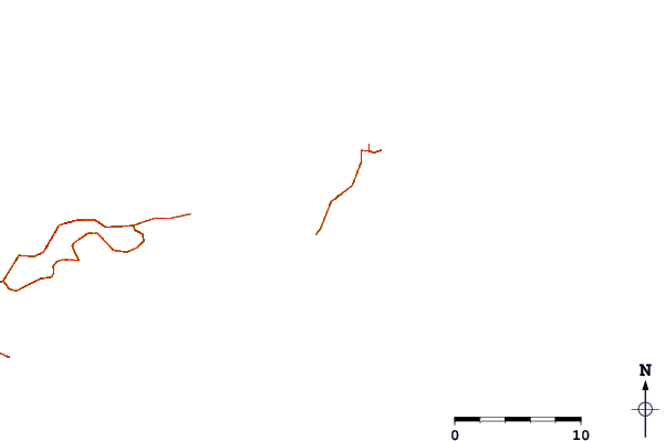 Carreteras y ríos cerca de Copper Mine Bay