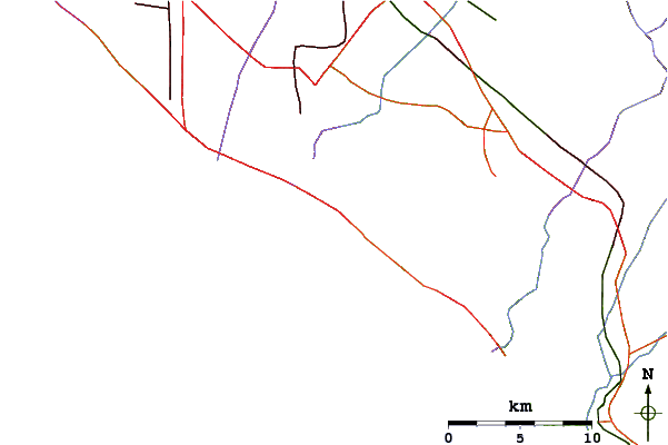 Carreteras y ríos cerca de Corona Del Mar Jetty
