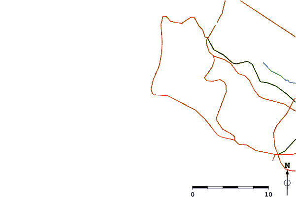 Carreteras y ríos cerca de La Cote Sauvage - Le Sémaphore