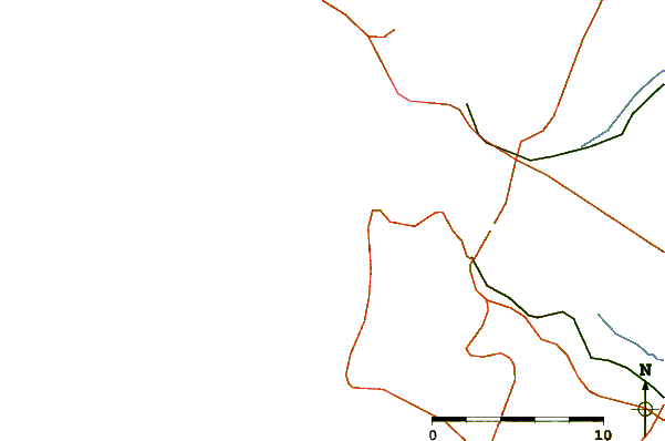 Carreteras y ríos cerca de La Cote Sauvage - La Pointe Espagnole