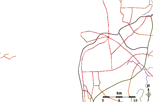Carreteras y ríos cerca de Cottesloe Beach