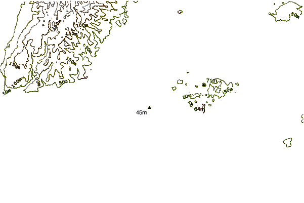 Costa alrededor de  Cowrie Beach