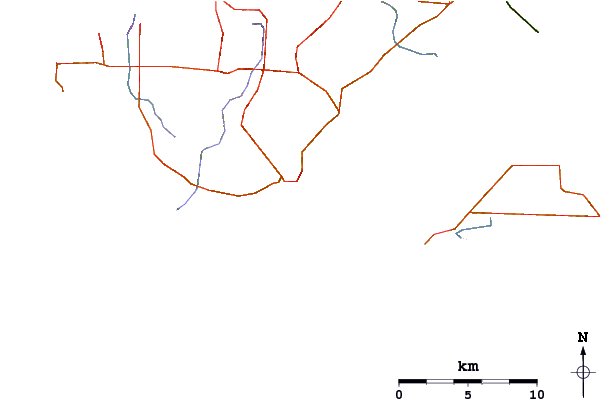 Carreteras y ríos cerca de Cyrils and Big Left