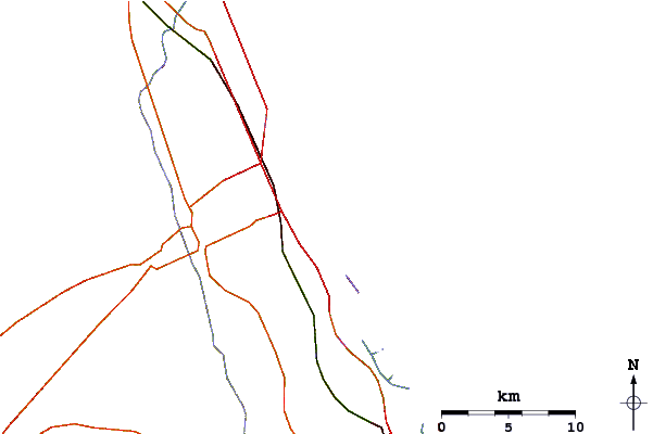 Carreteras y ríos cerca de Daytona Beach