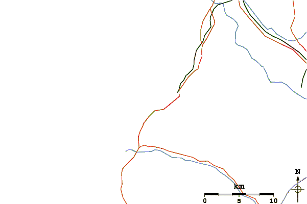 Carreteras y ríos cerca de Del Monte Beach