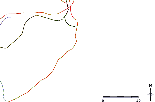 Carreteras y ríos cerca de Diva (Mar del Plata)