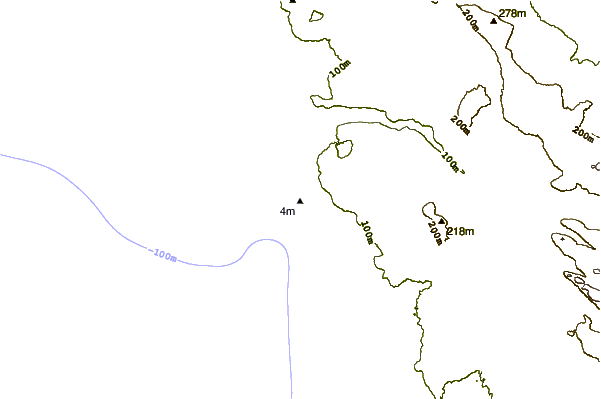 Costa alrededor de  Donkin Bay