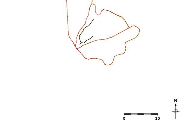 Carreteras y ríos cerca de Dover Beach