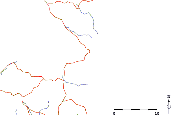Carreteras y ríos cerca de Eaglehawk Neck Beach