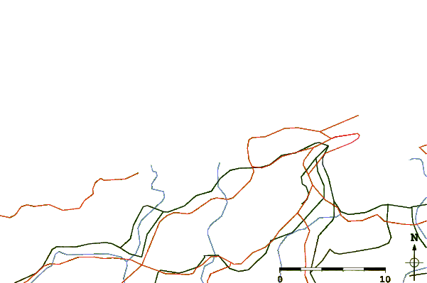 Carreteras y ríos cerca de El Arenal