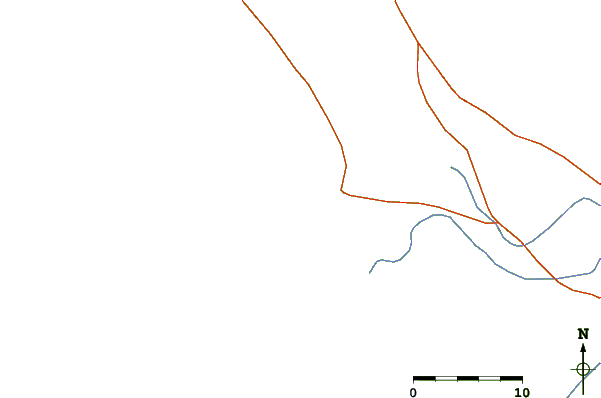 Carreteras y ríos cerca de Chicama - El Cape / Keys