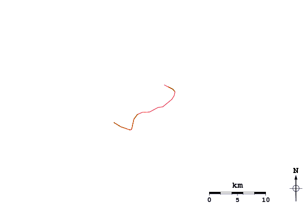 Carreteras y ríos cerca de Faganeanea