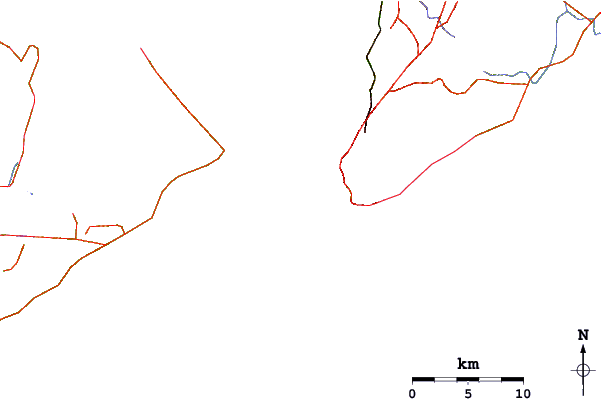 Carreteras y ríos cerca de Farol da Barra