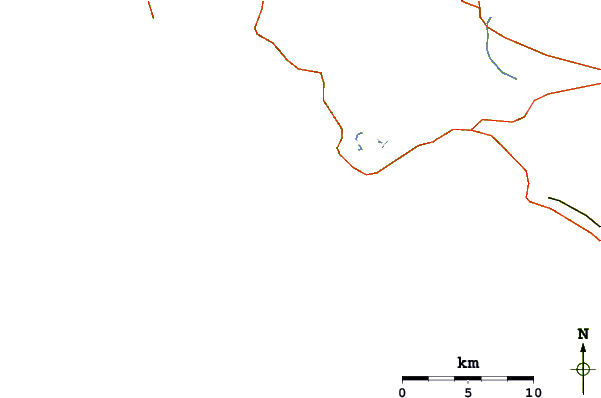 Carreteras y ríos cerca de Flatrock