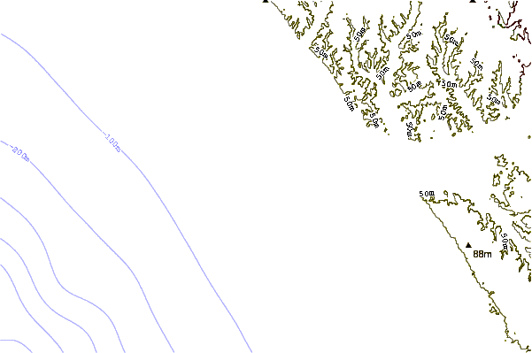 Costa alrededor de Focene or Baraonda