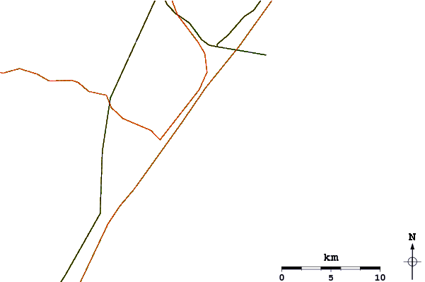 Carreteras y ríos cerca de 47th Street