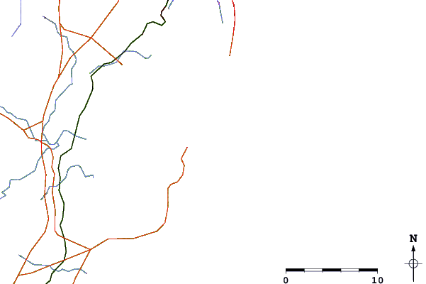 Carreteras y ríos cerca de Frenchmans Reef
