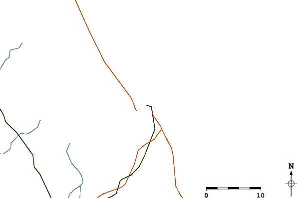 Carreteras y ríos cerca de Songkhla - Fulerayem Point