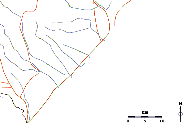 Carreteras y ríos cerca de Garca Torta