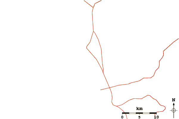 Carreteras y ríos cerca de Generals