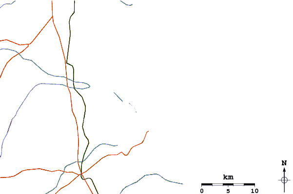 Carreteras y ríos cerca de Georgino Avelino