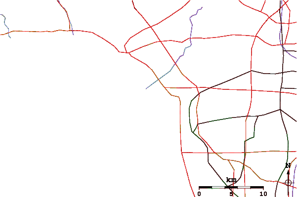 Carreteras y ríos cerca de Gillis