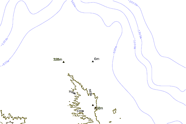 Costa alrededor de Goat Island/Mokuauia