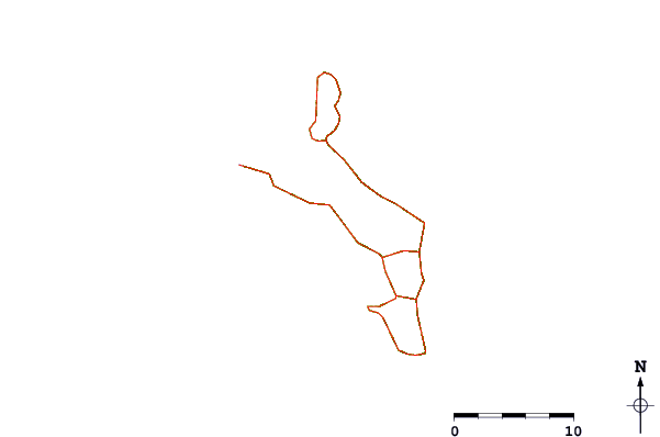 Carreteras y ríos cerca de Grande Anse (Mahe)