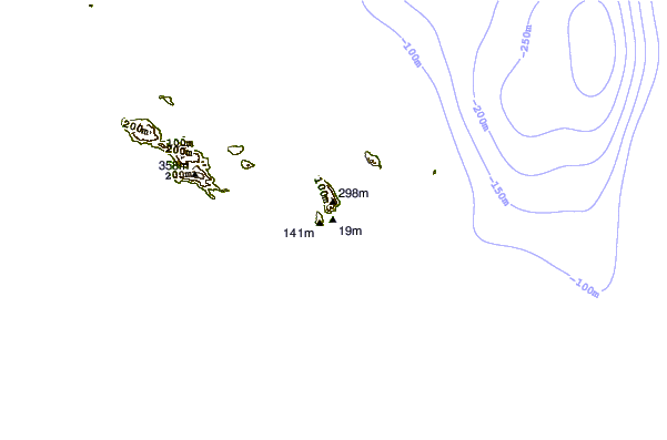 Costa alrededor de  Grande Anse