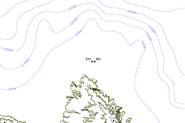 Costa alrededor de Graters