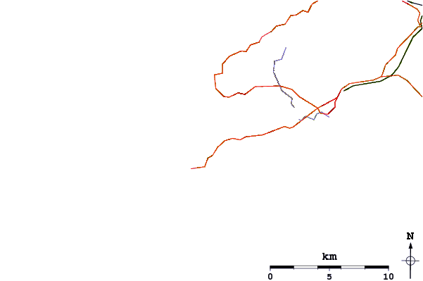 Carreteras y ríos cerca de Gwenvor