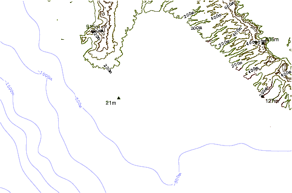 Costa alrededor de Haubush