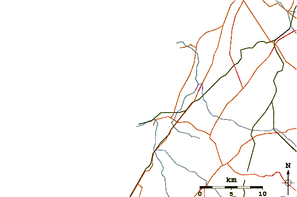 Carreteras y ríos cerca de Hilton