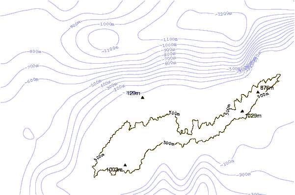 Costa alrededor de Armenistis (Ikaria)