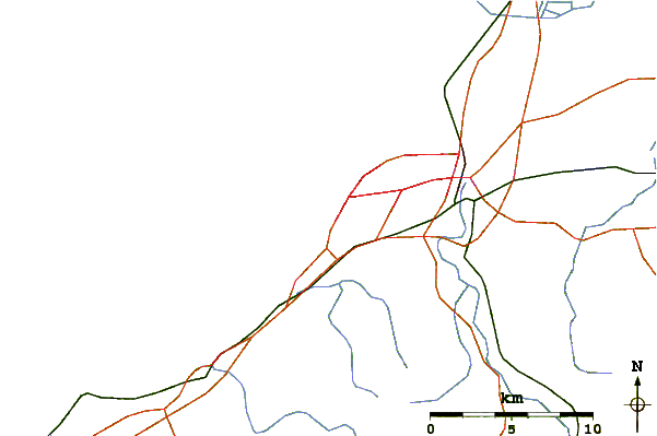 Carreteras y ríos cerca de Ilbaritz - Edouard VII