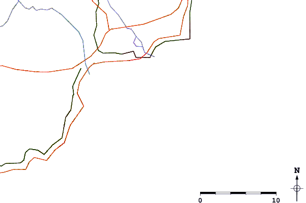 Carreteras y ríos cerca de Ile St Honorat