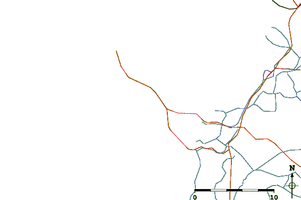 Carreteras y ríos cerca de Ile de Noirmoutier - Barbatre