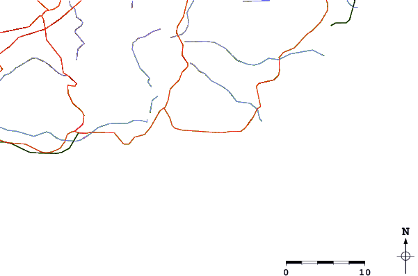 Carreteras y ríos cerca de Inches