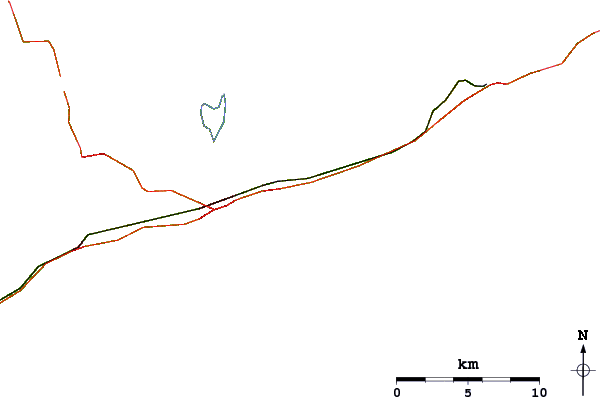 Carreteras y ríos cerca de Indian Wells