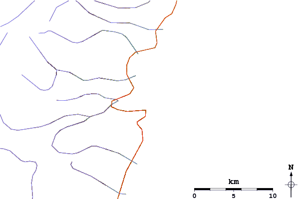 Carreteras y ríos cerca de Ingonish Beach