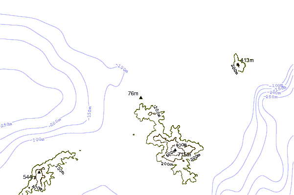 Costa alrededor de Megalo Plakoto (Ios)