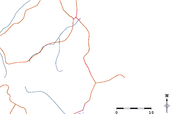 Carreteras y ríos cerca de Itapema - Norte
