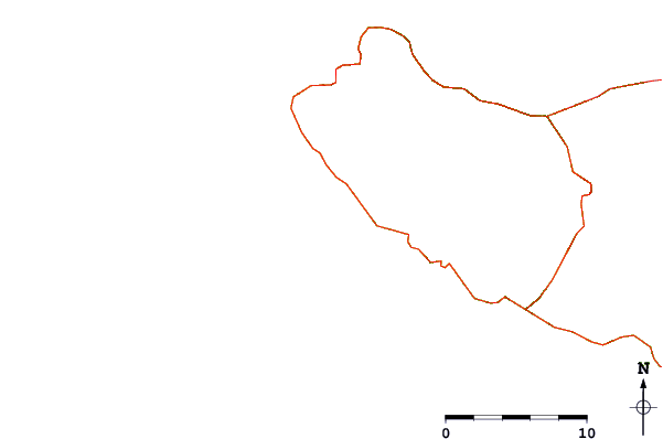 Carreteras y ríos cerca de Jardim do Mar