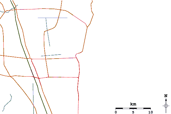 Carreteras y ríos cerca de Jetty Park