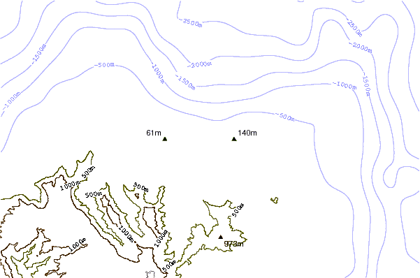 Costa alrededor de Kalihiwai