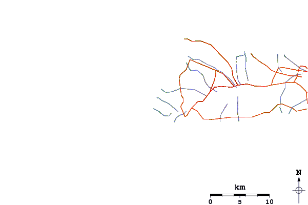 Carreteras y ríos cerca de Kamaka'ipo/Egusa's
