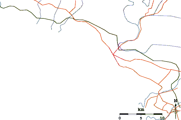 Carreteras y ríos cerca de Karaka Street