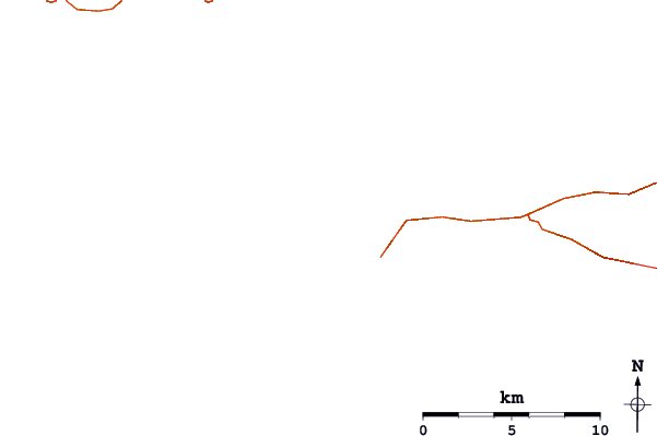 Carreteras y ríos cerca de Kersiguenno