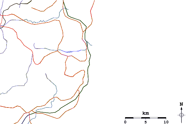 Carreteras y ríos cerca de Kiama Pool